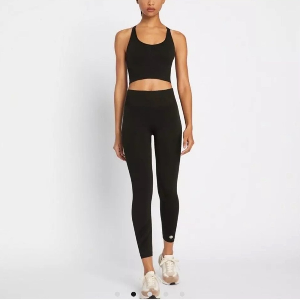 Tory Burch TORY SPORT 7/8 Seamless Leggings- BLACK / MEDIUM